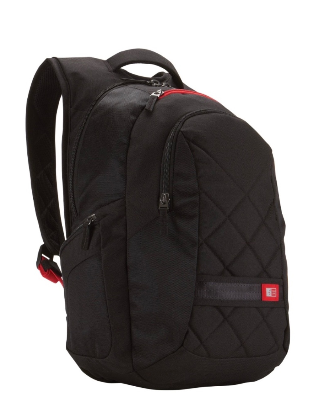 Case Logic 16" Laptop Backpack (Black with Red Straps)